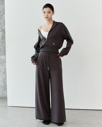 ISLABP019 Airy Fleece Drawstring Wide Leg Pants (ISLAHOLA Exclusive)