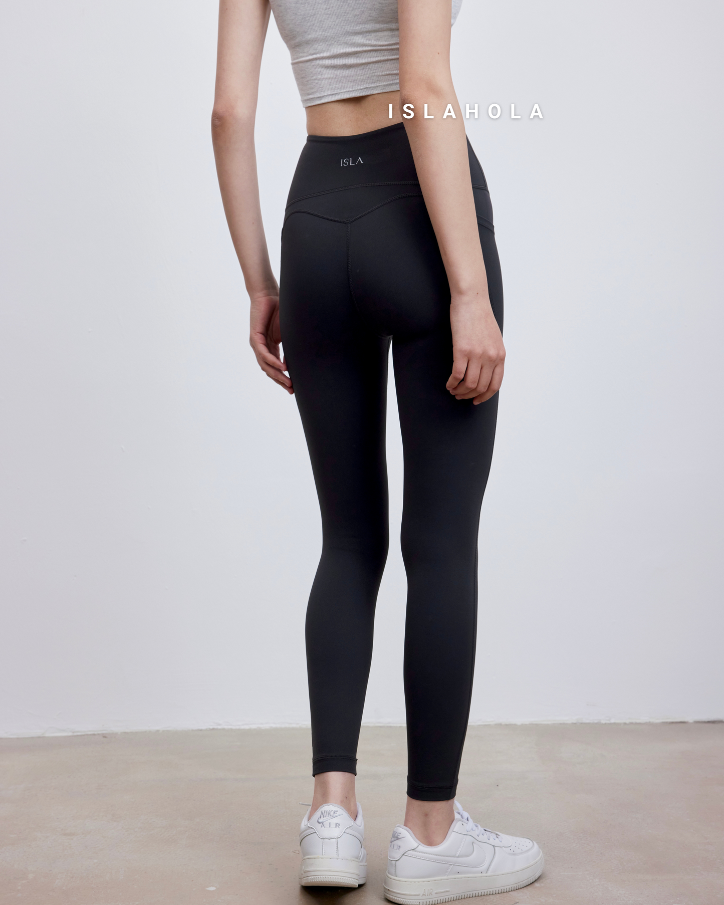 ISLAL015 High waisted side pocket leggings