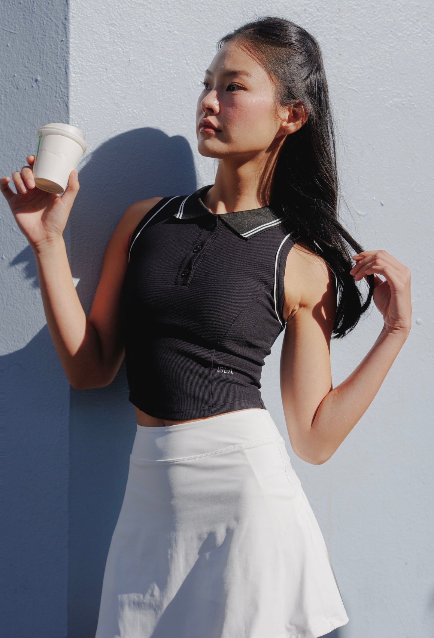 ISLACB048 Line Club Polo Top (ISLAHOLA Exclusive）