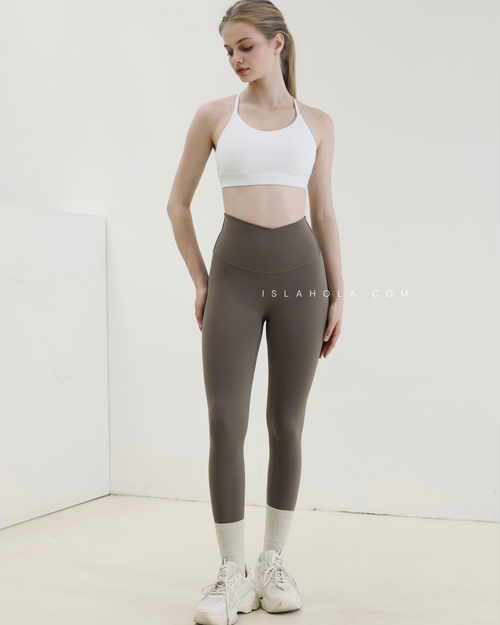 ISLAL002 High elasticity cross v comfy leggings (5 colours)