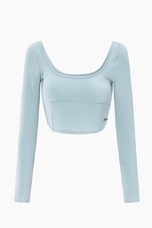 ISLAOUT079 Soft Veil Layering Top (ISLAHOLA Exclusive)