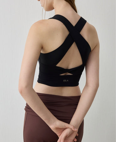 ISLAB055 Twist back square neck bra top (ISLAHOLA Exclusive)
