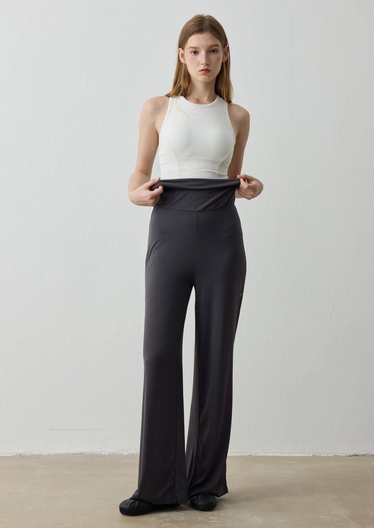 ISLABP021 Fluid Ruched Foldover Pants (ISLAHOLA EXCLUSIVE)