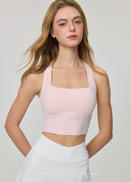 ISLAB055 Twist back square neck bra top (ISLAHOLA Exclusive)