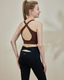 ISLAB056 Cross back high impact hook bra top