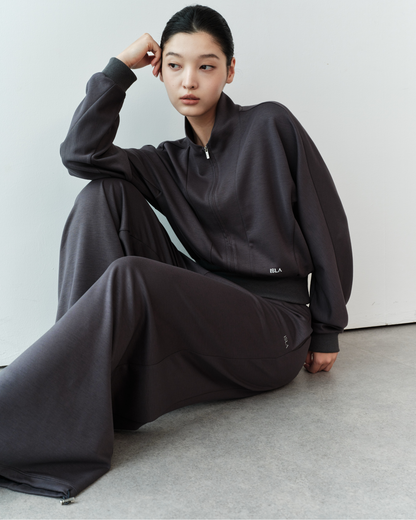 ISLABP019 Airy Fleece Drawstring Wide Leg Pants (ISLAHOLA Exclusive)