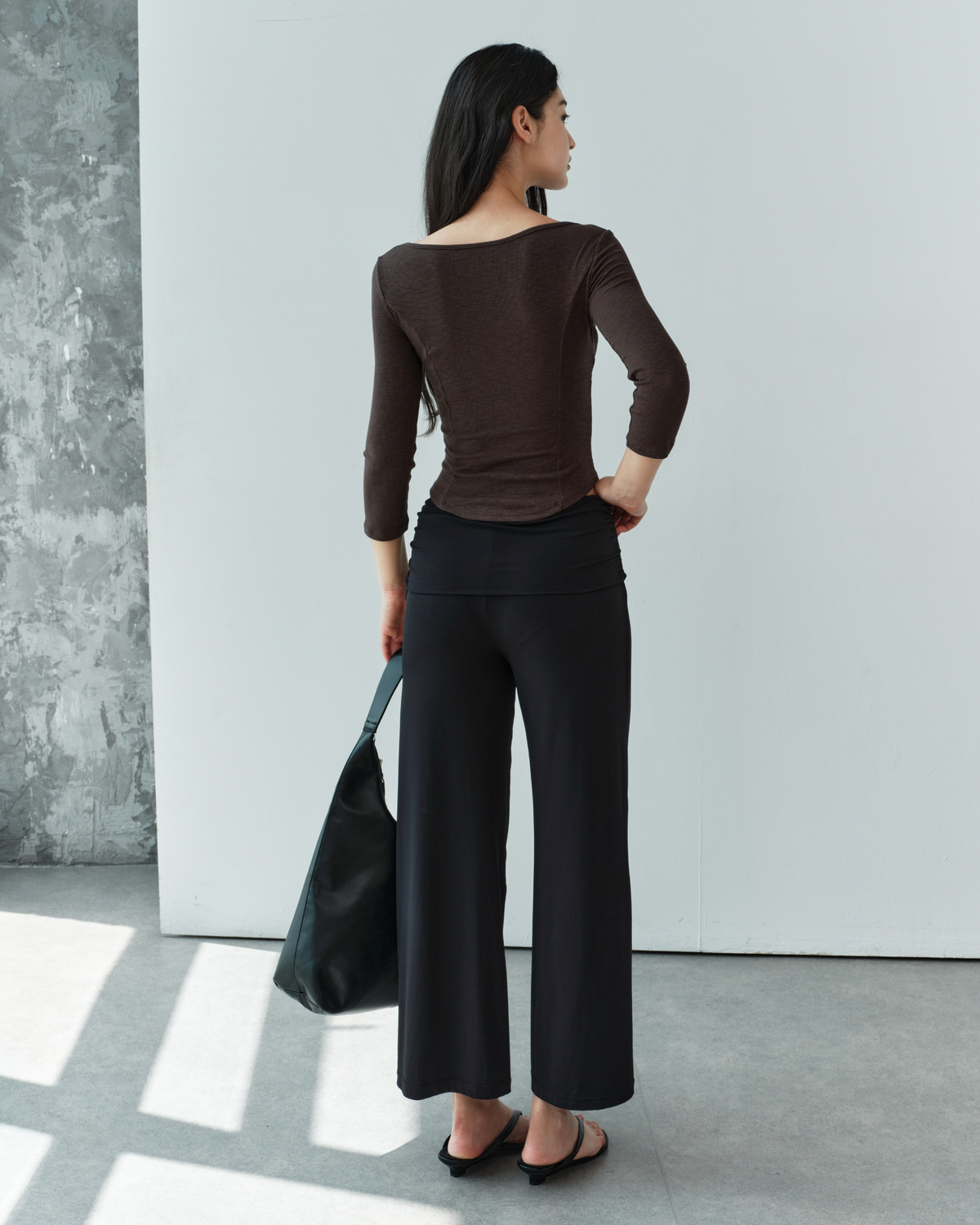 ISLAOUT080 Soft Arc Ribbed Top (ISLAHOLA Exclusive)