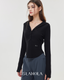 ISLAOUT072 Airy Hood Button Long Sleeve Outer