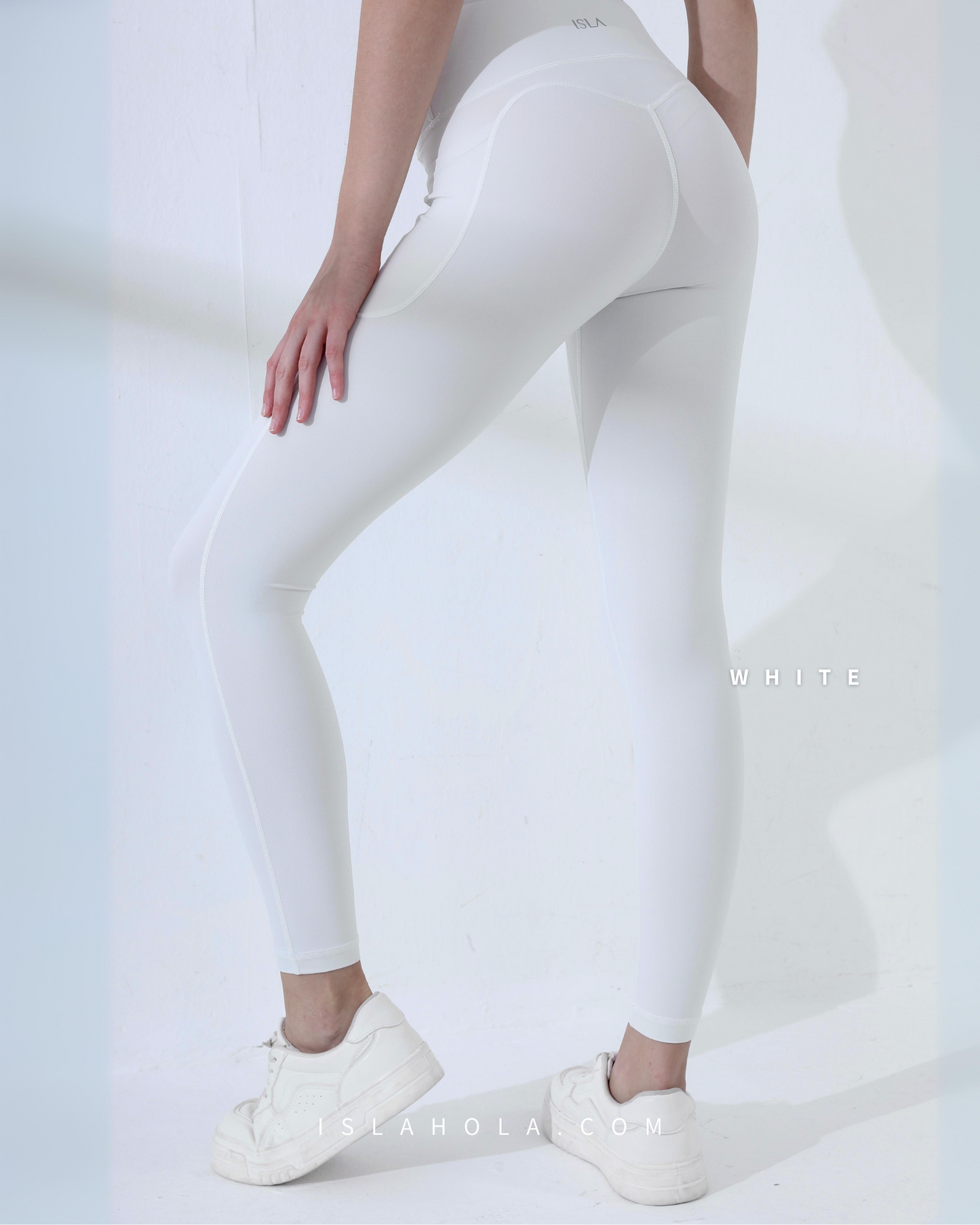 ISLAL015 High waisted side pocket leggings
