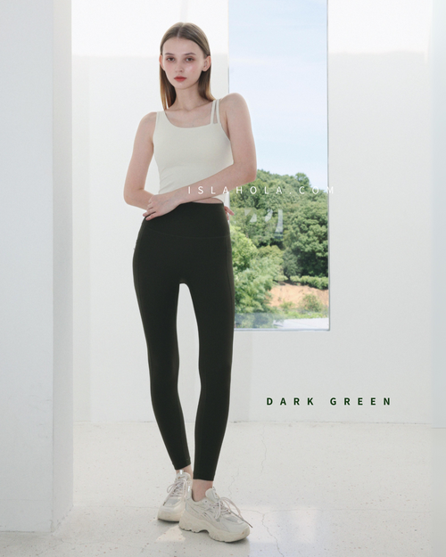 Islal015 High waisted side pocket leggings (修身版型)