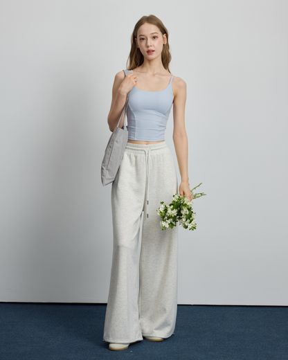 ISLABP019 Airy Fleece Drawstring Wide Leg Pants (ISLAHOLA Exclusive)