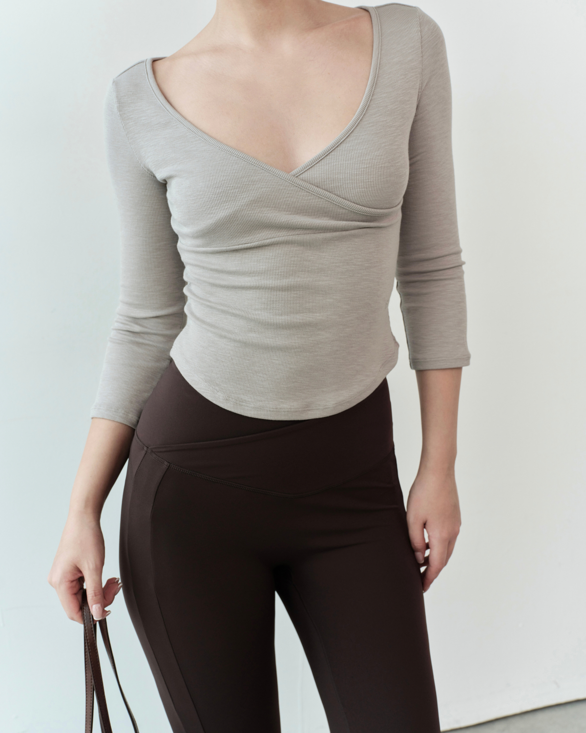 ISLAOUT080 Soft Arc Ribbed Top (ISLAHOLA Exclusive)