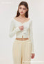 ISLAOUT074 Button Scoop Neck Long Sleeve Outer（ISLAHOLA獨家款式及版型）