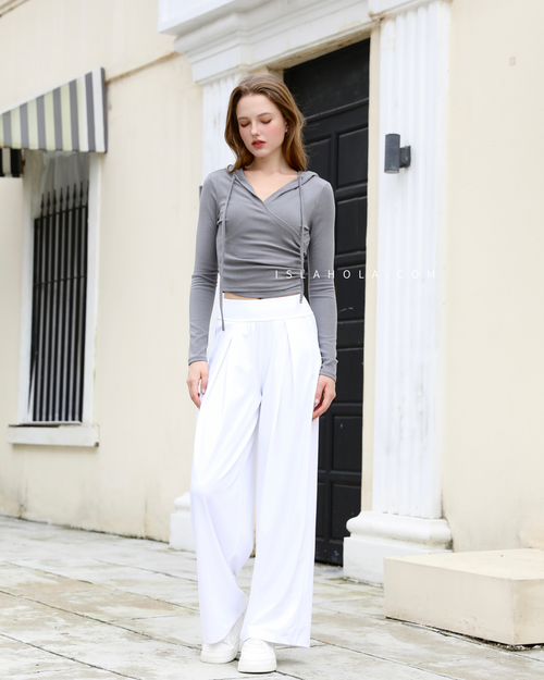 ISLABP015 Highly elastic wide leg pants (3 colours）