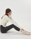 ISLAOUT072 Airy Hood Button Long Sleeve Outer