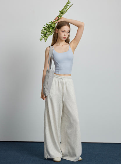 ISLABP019 Airy Fleece Drawstring Wide Leg Pants (ISLAHOLA Exclusive)