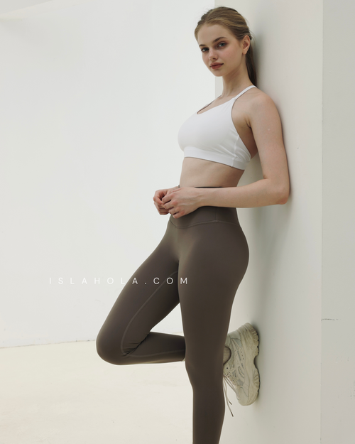 ISLAL002 High elasticity cross v comfy leggings (5 colours)