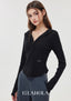 ISLAOUT072 Airy Hood Button Long Sleeve Outer
