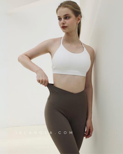 ISLAL002 High elasticity cross v comfy leggings (5 colours)