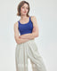 ISLAB032 Cross back hook bra top (4色）（固定胸墊）