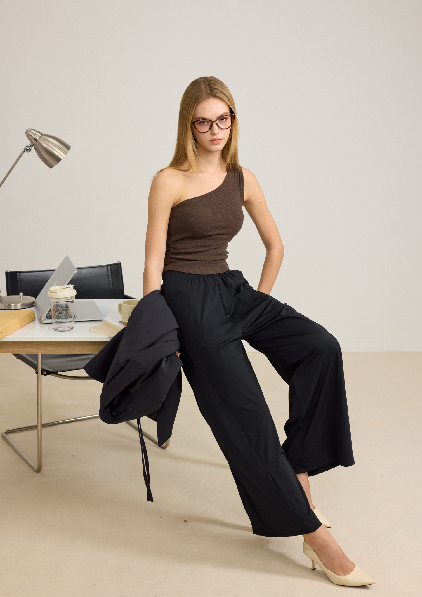 ISLAB074 Sculpt One-Shoulder Bra Top (ISLAHOLA Exclusive)