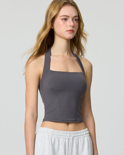 ISLAB073 Square Neck Dual Strap Back Bra Top