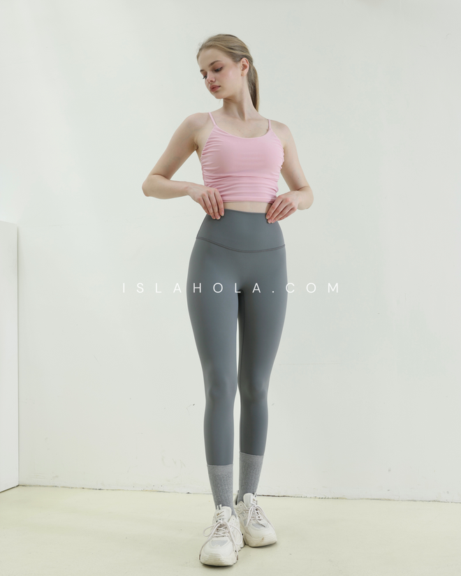 ISLAL001 High elasticity back pocket leggings (6色）