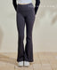 ISLABC003 high elasticity Freesize bootcut pant （4 colours)