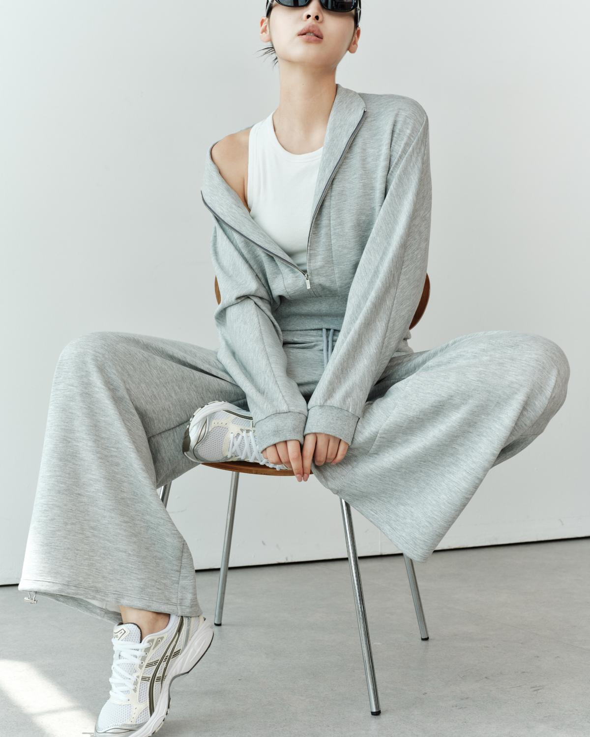 ISLABP019 Airy Fleece Drawstring Wide Leg Pants (ISLAHOLA Exclusive)