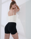 ISLASP007 High waist shirring 2 parts pant (3色）