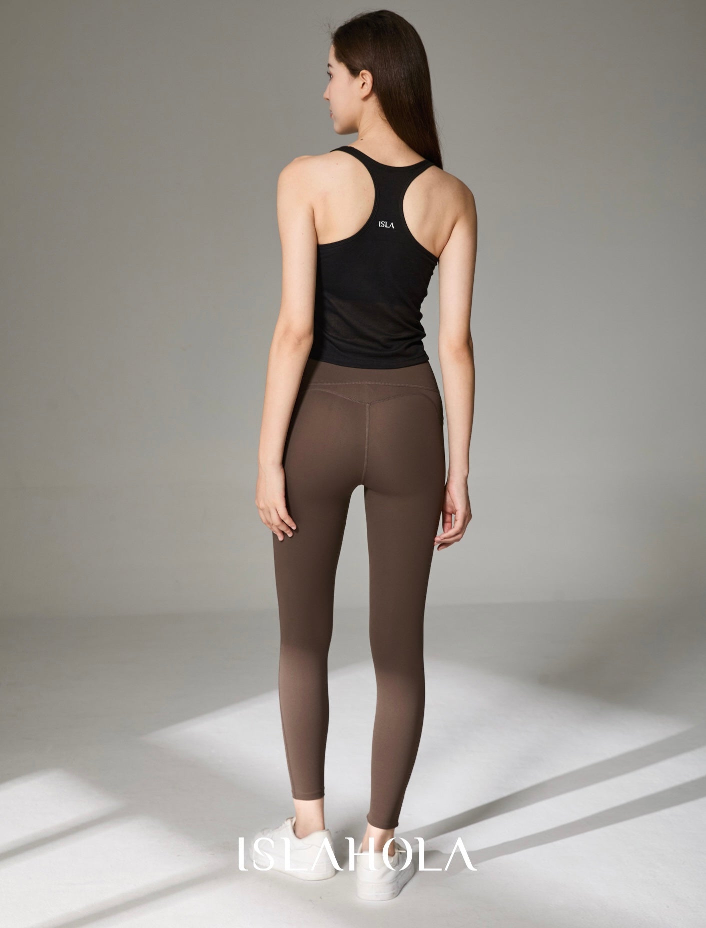 ISLAL015 High waisted side pocket leggings