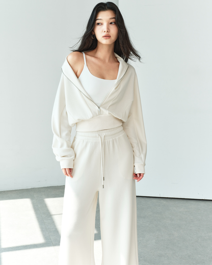 ISLABP019 Airy Fleece Drawstring Wide Leg Pants (ISLAHOLA Exclusive)