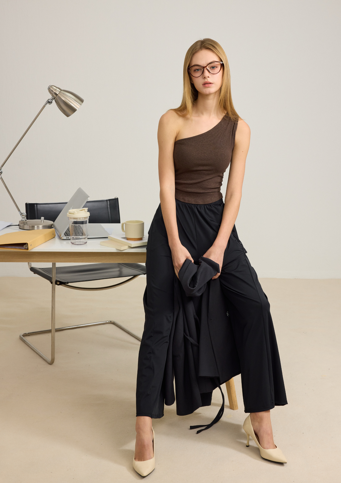 ISLAB074 Sculpt One-Shoulder Bra Top (ISLAHOLA Exclusive)