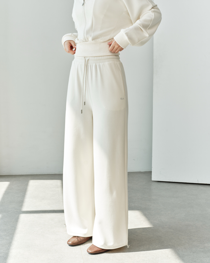 ISLABP019 Airy Fleece Drawstring Wide Leg Pants (ISLAHOLA Exclusive)