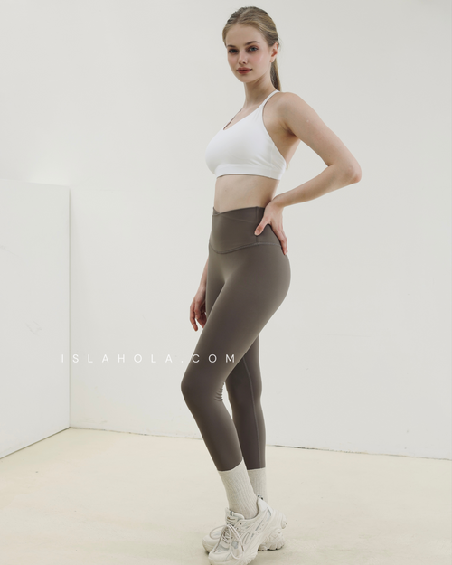 ISLAL002 High elasticity cross v comfy leggings (5 colours)