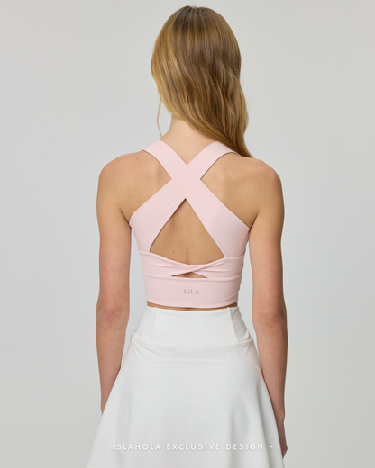 ISLAB055 Twist back square neck bra top (ISLAHOLA Exclusive)