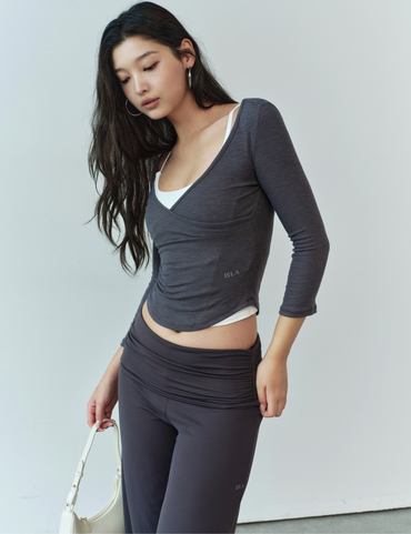 ISLAOUT080 Soft Arc Ribbed Top (ISLAHOLA Exclusive)