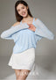 ISLAB072 Knit Layered Bra Top Set (Outer + Bra Tank)