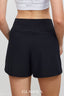 ISLASP012 High waisted cross v ultra light short pants