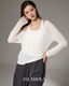 ISLAB072 Knit Layered Bra Top Set (Outer + Bra Tank)