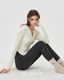 ISLAOUT072 Airy Hood Button Long Sleeve Outer