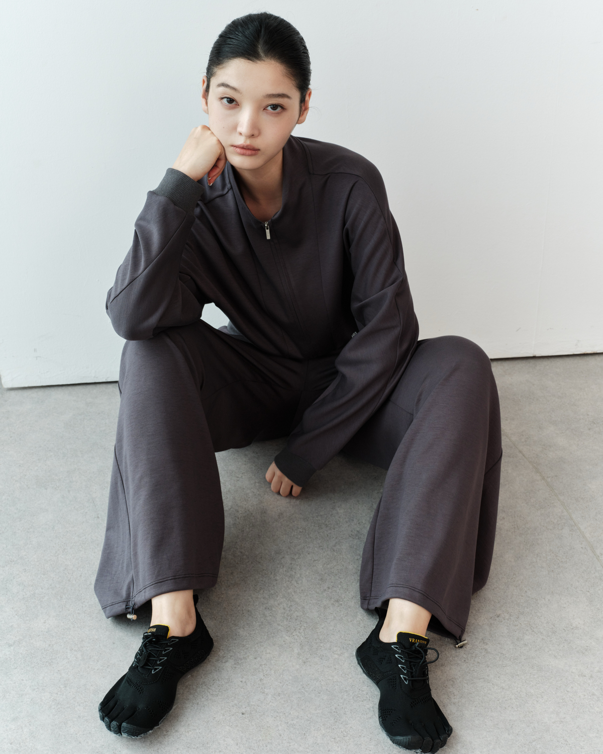ISLABP019 Airy Fleece Drawstring Wide Leg Pants (ISLAHOLA Exclusive)