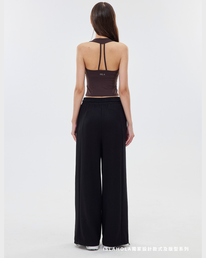 ISLABP019 Airy Fleece Drawstring Wide Leg Pants (ISLAHOLA Exclusive)