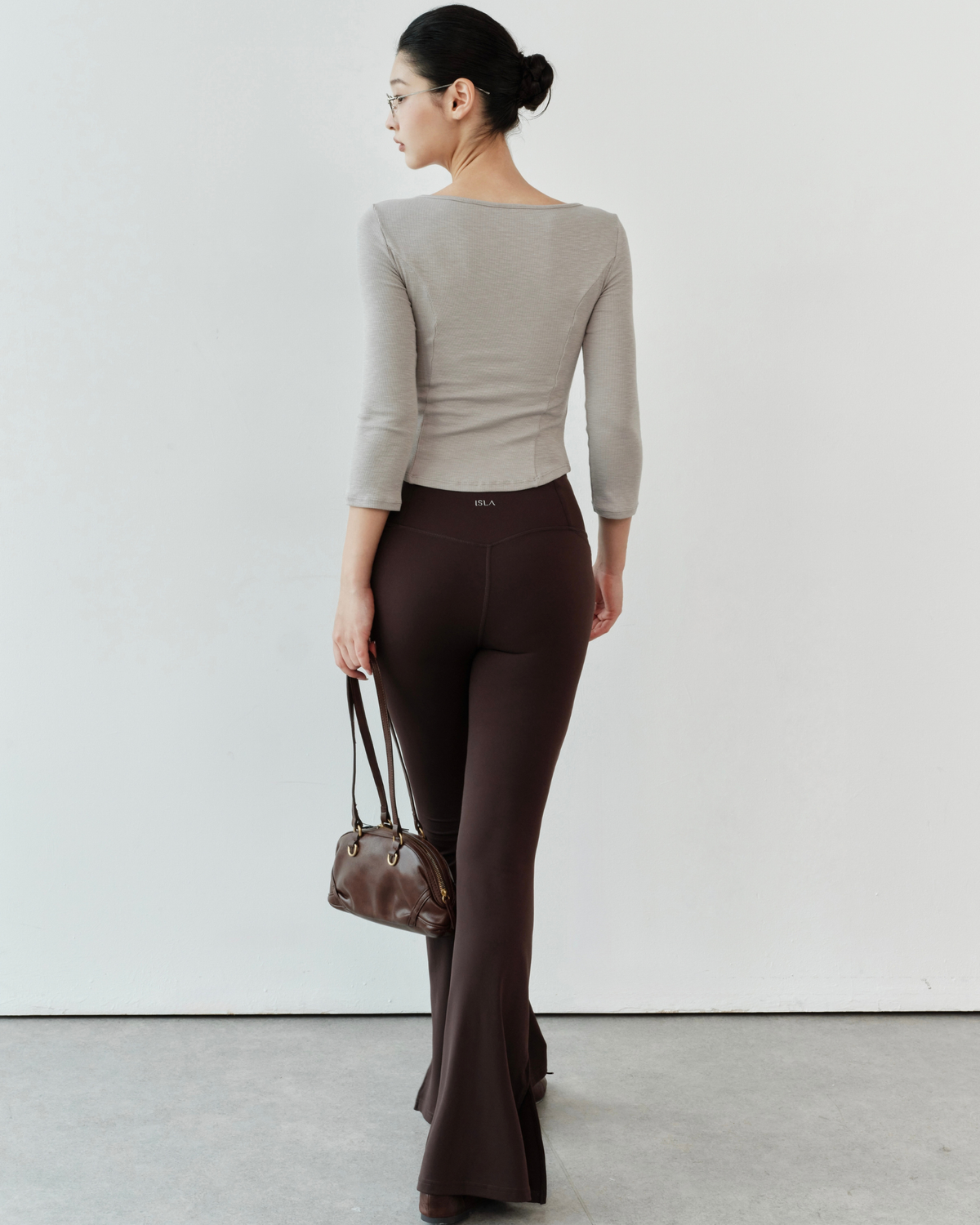 ISLAOUT080 Soft Arc Ribbed Top (ISLAHOLA Exclusive)