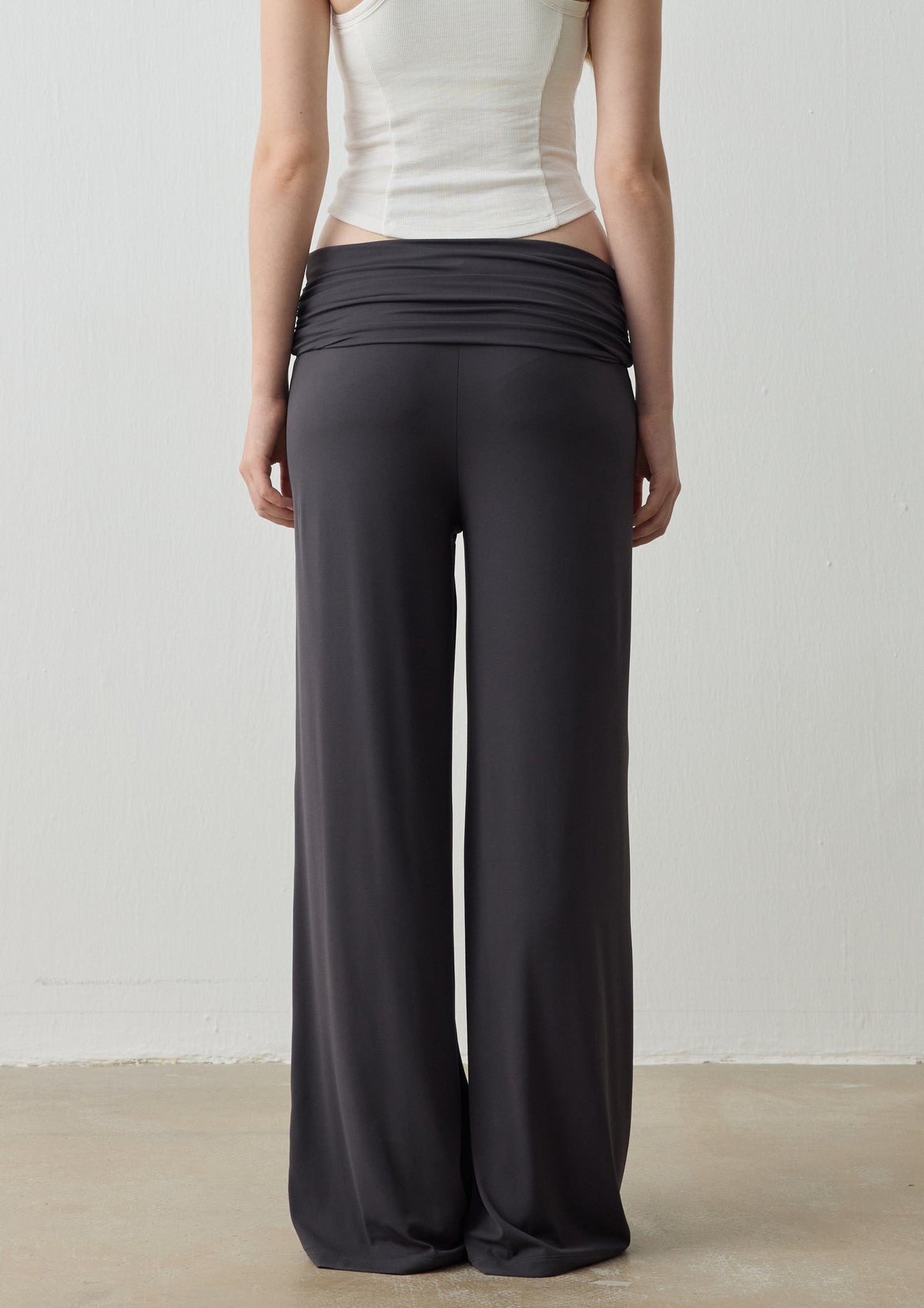 ISLABP021 Fluid Ruched Foldover Pants (ISLAHOLA EXCLUSIVE)