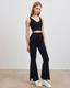 ISLABC008 High waisted cross back slit bootcut pants (Islahola 獨家面料及版型)