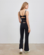 ISLABC008 High waisted cross back slit bootcut pants (Islahola 獨家面料及版型)