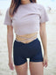 ISLAOUT004 Cross short outer (Ash pink)