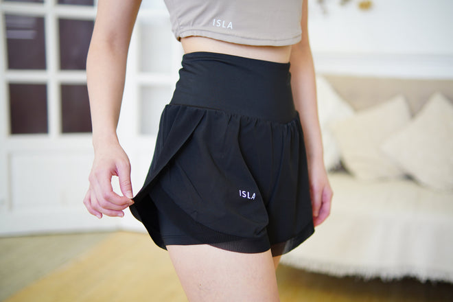 ISLASP004 High waisted sport short pant (5 colors)